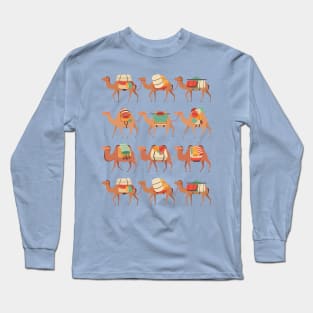 Cute Camels Desert Animals Long Sleeve T-Shirt